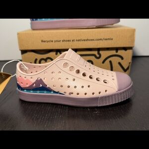 Native Jefferson Block Shoe Pink/Purple/Frontier Mountain Little Kids/Toddler C8